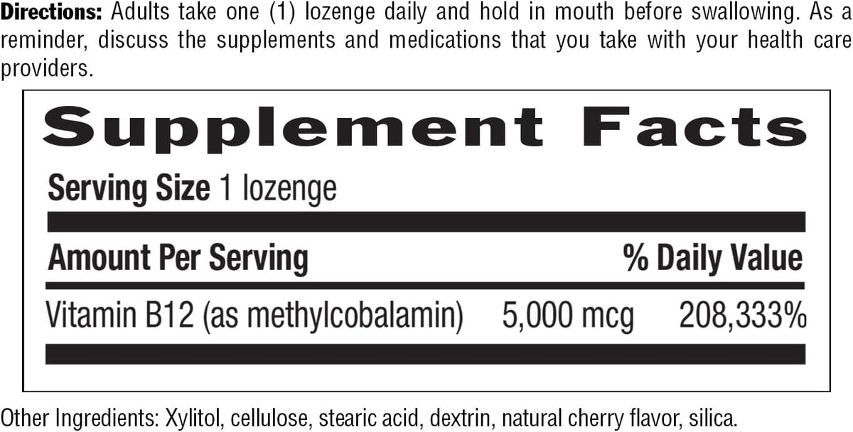 Country Life Methyl B12 5000 mcg - 60 – Individuos con fatiga o falta de energía: La B12 ayuda a combatir el – Image 8