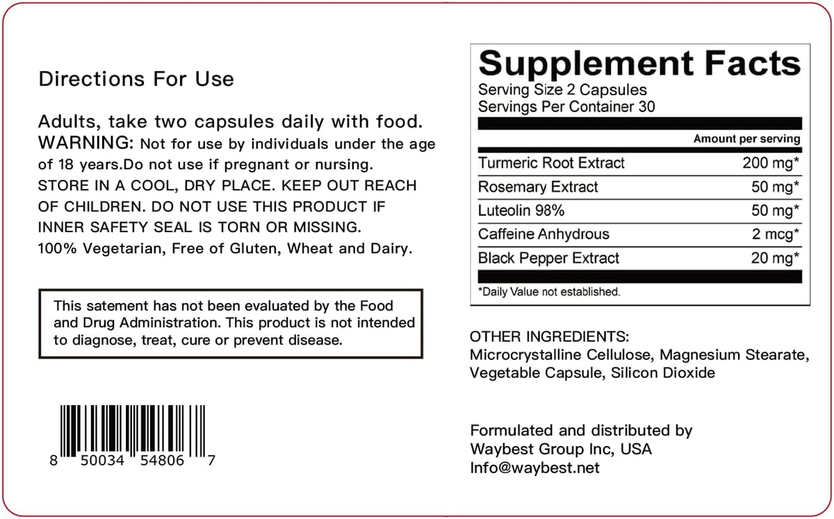 NRF2 Activator Antioxidant Supplements for Cell Vitality by Waybest, 60 Cápsulas – Image 7