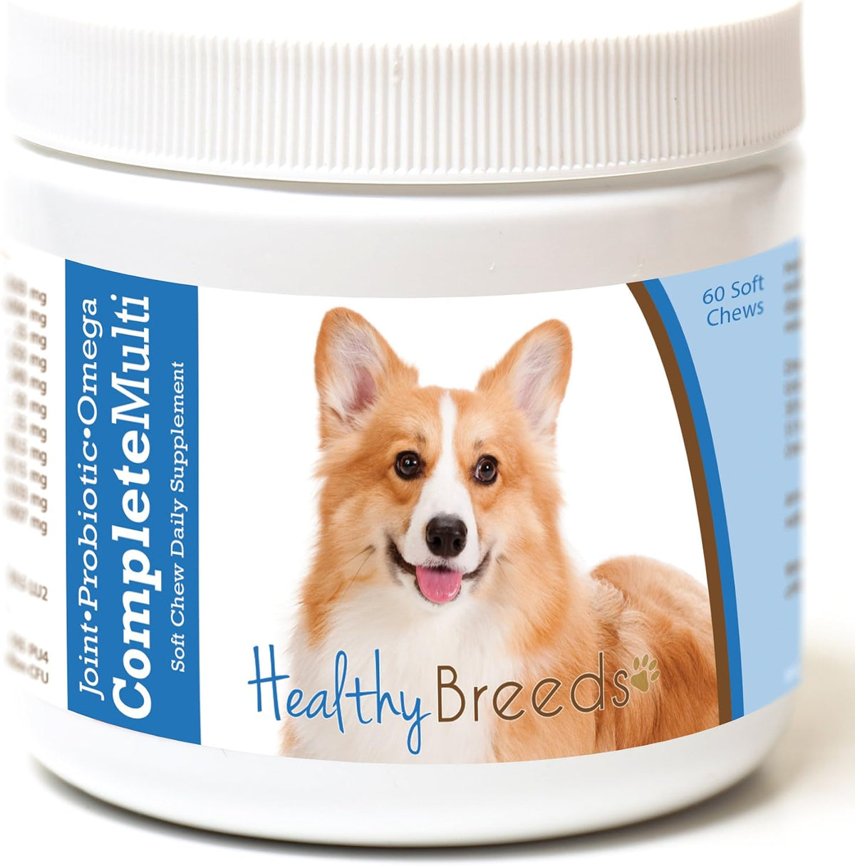 Healthy Breeds Pembroke Welsh Corgi All in – Salud articular: Glucosamina, condroitina y calcio para ayudar a – Image 1