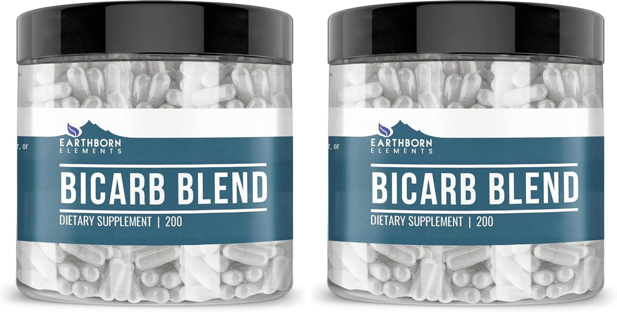 Earthborn Elements Bicarb Blend 200 Cápsulas, Puro y Sin Diluir, Sin Aditivos – Image 6