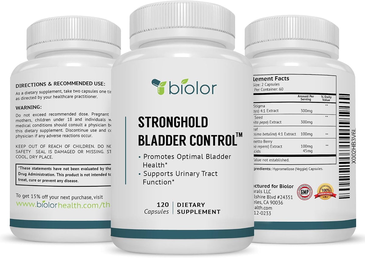 Biolor Stronghold Control de Vejiga para – Hoja de buchu : utilizada tradicionalmente como diurético suave para – Image 5
