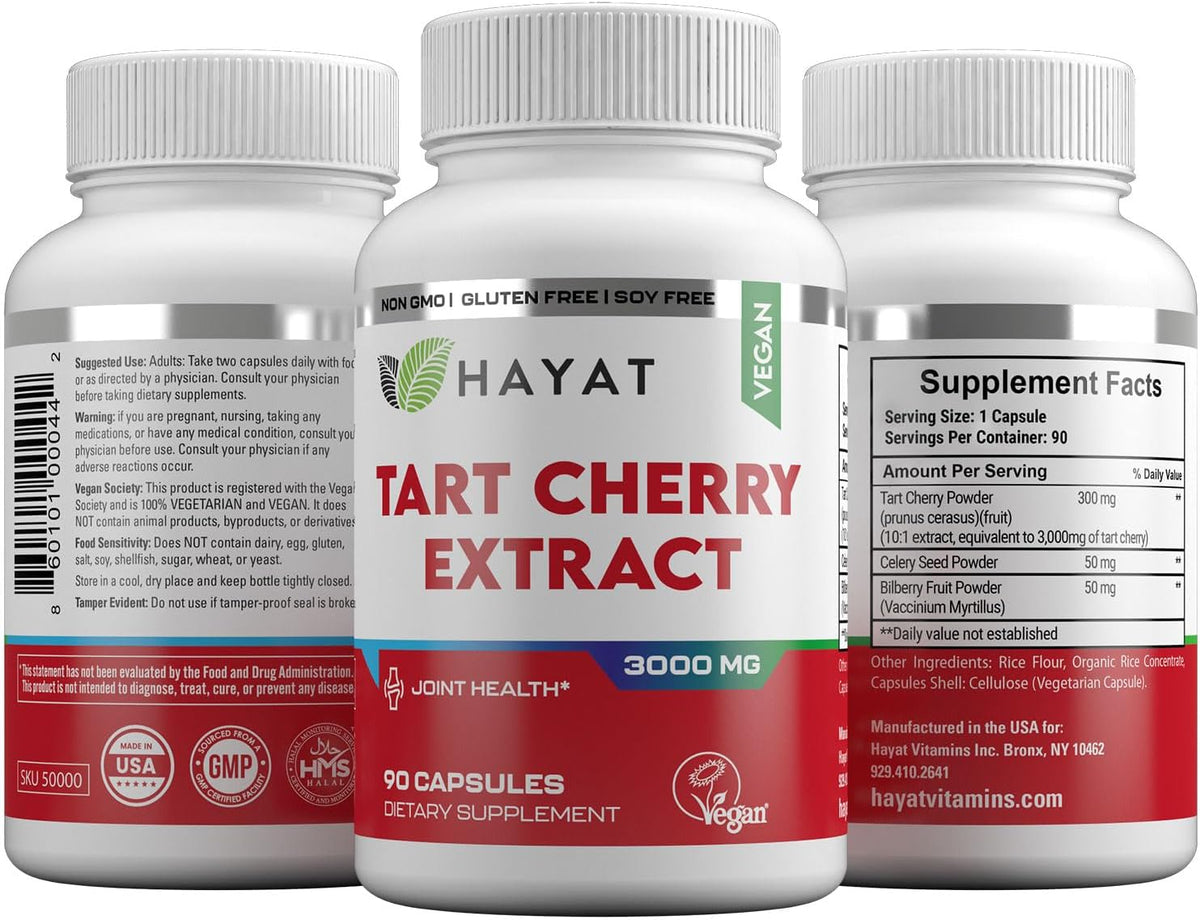 HAYAT Vitamins Extracto Natural de Cereza – No transgénico y sin gluten: Libre de OGM y apto para celíacos. – Image 4