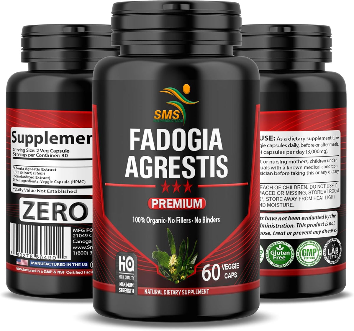 Fadogia Agrestis Extracto en Cápsulas – Fabricación certificada: Producido en instalaciones con certificación GMP – Image 9