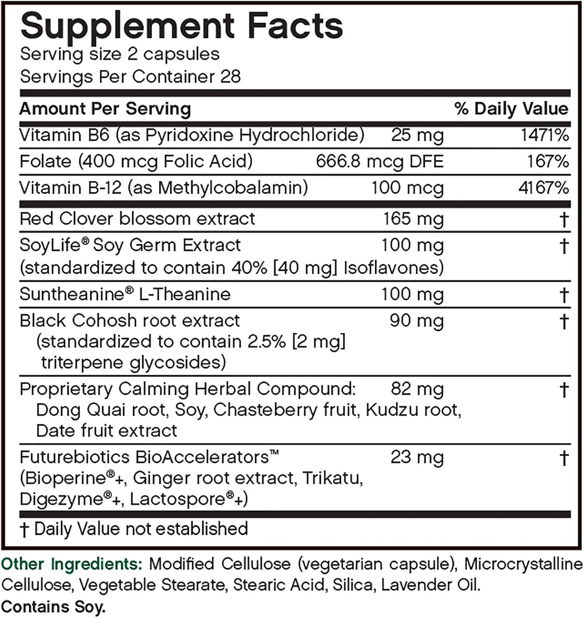 Futurebiotics Estrocomfort Veg-Cápsulas, 56 unidades – Image 7