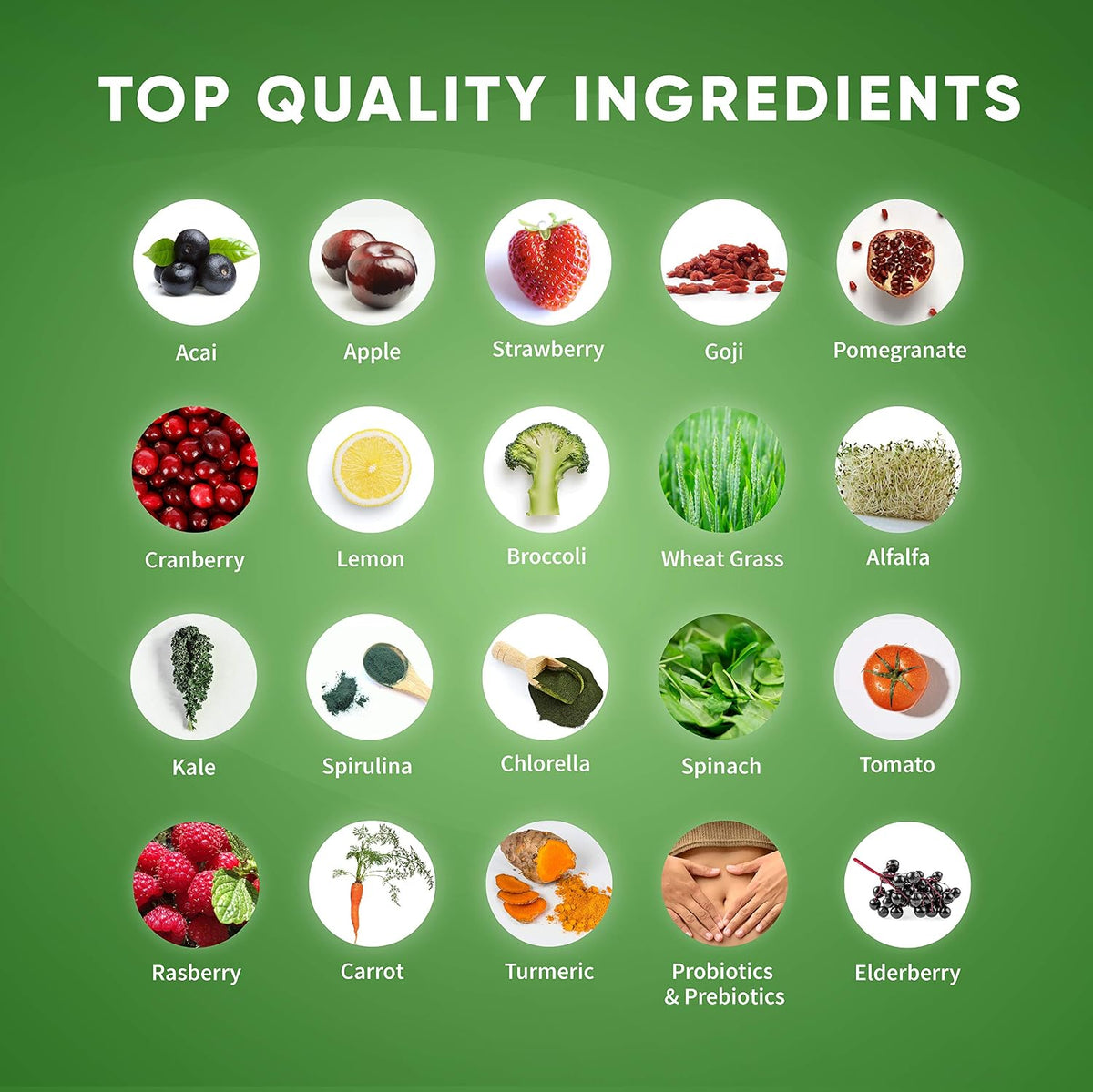Health Logics Glowing Greens Superfood Powder with Collagen Peptides – Berry Blast - görsel 7