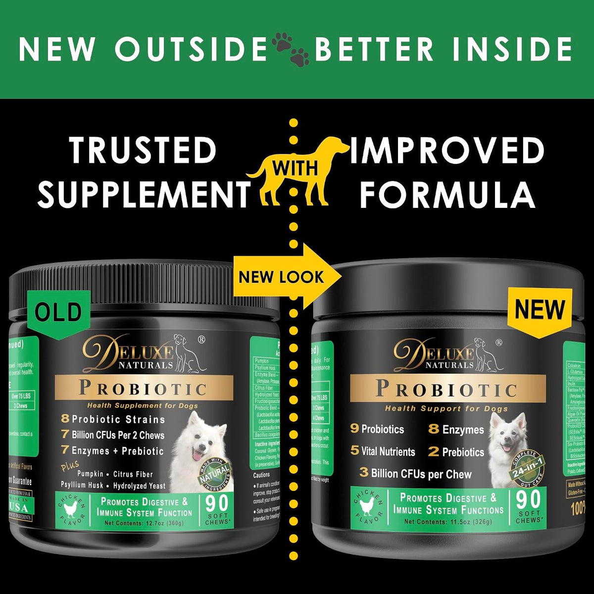 Deluxe Naturals Probióticos para Perros - 90 Masticables Sabor Pollo – Image 10