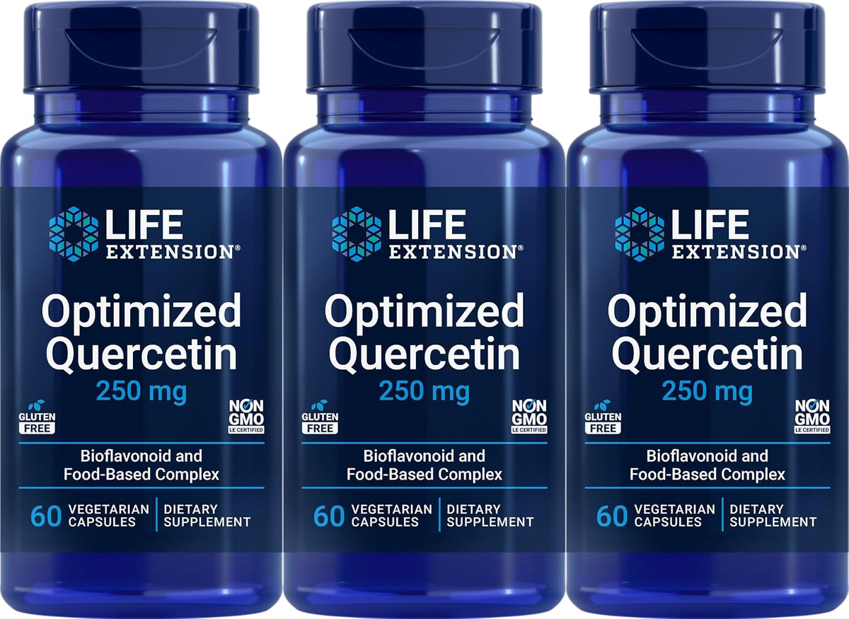 Life Extension Optimized Quercetin, 60 Cápsulas Vegetarianas (Pack de 2) – Image 3