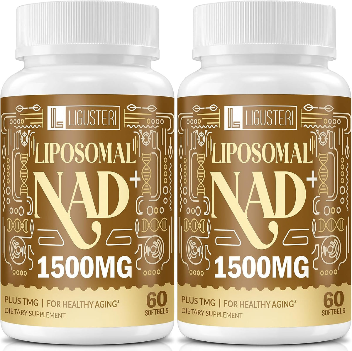 LIGUSTERI 1500 mg NAD+ Liposomal con TMG, – Longevidad saludable: Al apoyar los mecanismos de reparación celular, – Image 8