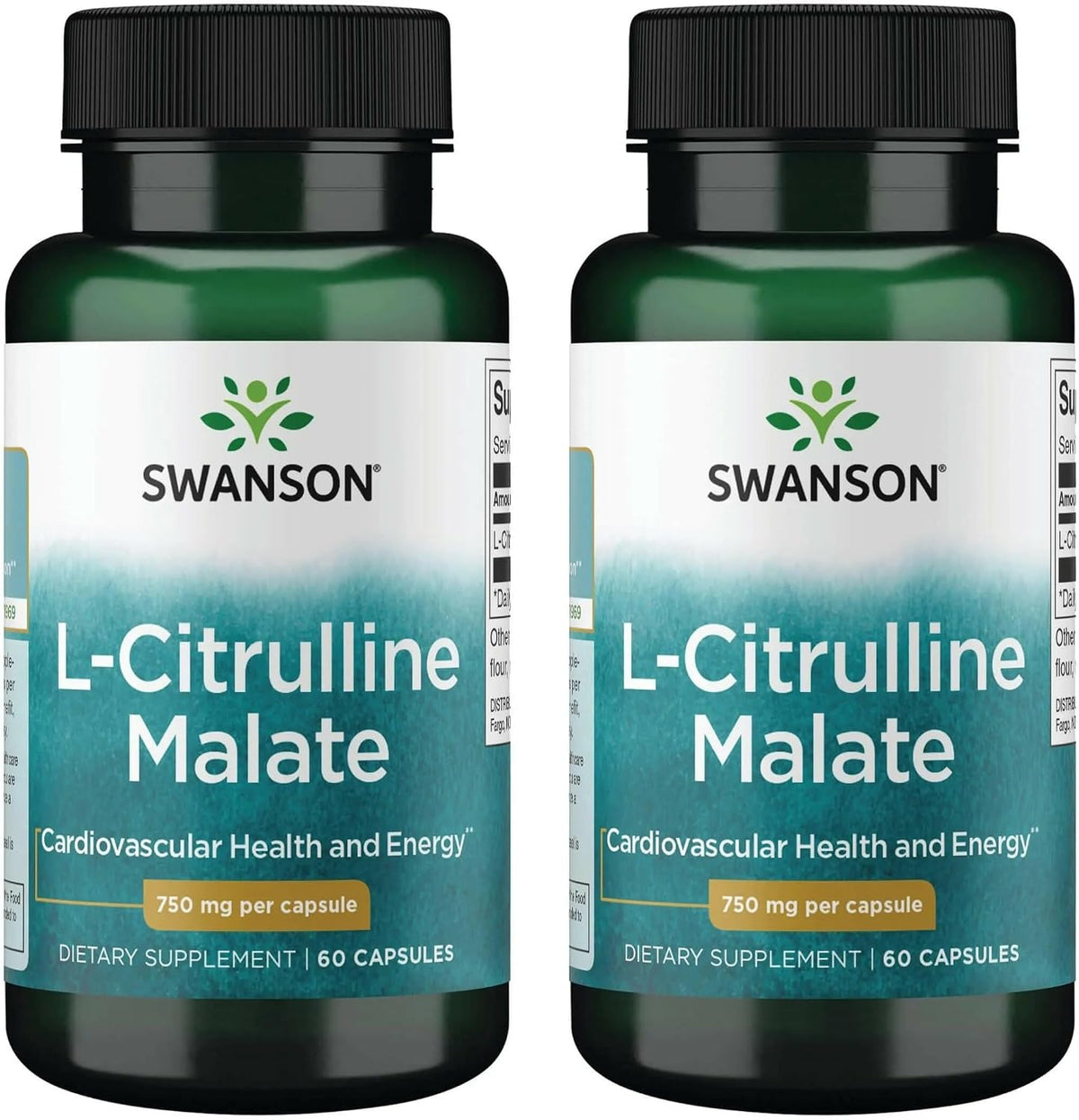 Swanson L-Citrulina Malato 75mg, 60 Cápsulas – Image 8