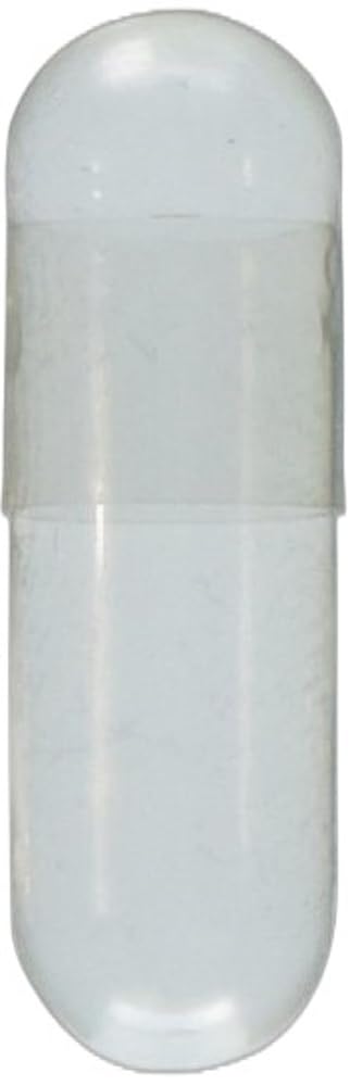 Capsule Connection 1000 Empty Gelatin Capsules Size 0, Made in USA, Resealable Bag