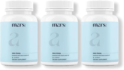 Mars Sea Moss Caps Surge Natural (60 Cápsulas)