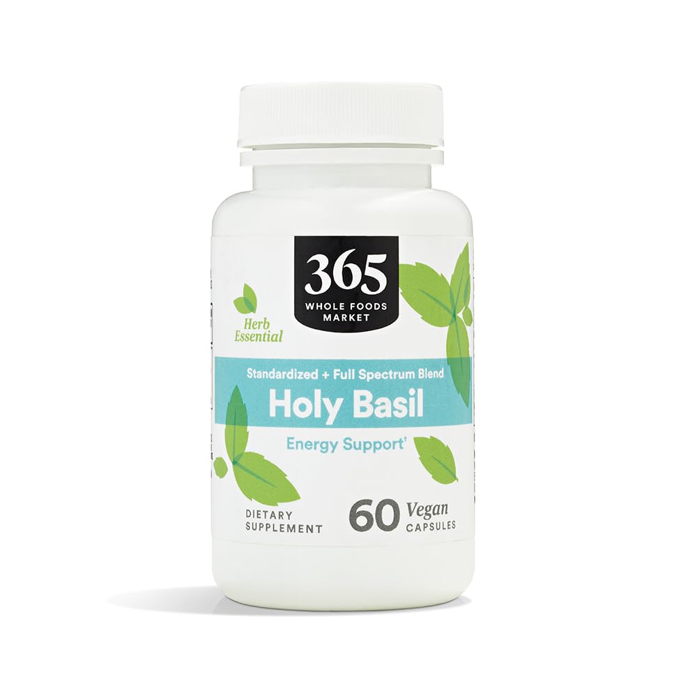 365 by Whole Foods Market - Albahaca Santa (Holy Basil) - 60 Cápsulas