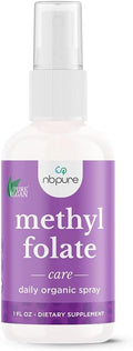 nbpure Metilfolato Vitamina B9 Spray, 30 ml - Ácido Fólico en Forma Activa