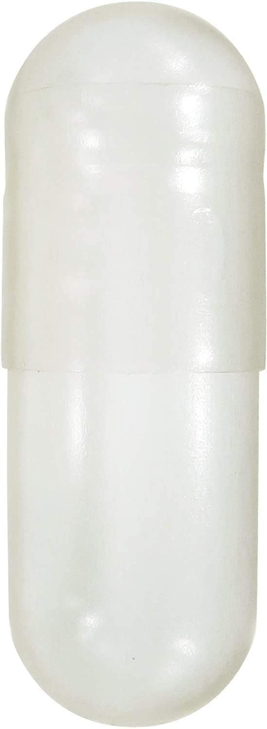 XPRS Nutra Cápsulas Vacías Tamaño 0 - 10000 uds. Cápsulas Veganas de HPMC para DIY Suplementos (Transparentes)