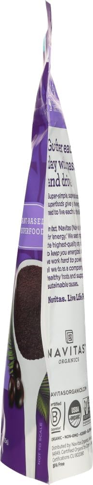 Açaí en Polvo Liofilizado - 113 g - Navitas Naturals