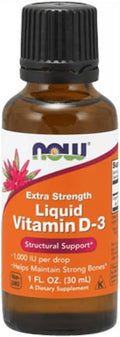 NOW Foods Liquid Vitamin D-3, Extra Strength, 1 fl oz (30 ml)