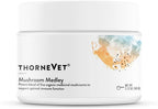ThorneVet Mushroom Medley para Perros - Apoyo Inmunológico y Antioxidantes - con Reishi, Cola de Pavo, Cordyceps, Maitake y Chaga - Apoyo para Perros en Tratamiento contra el Cáncer - 120 Dosis