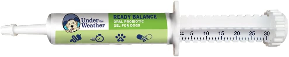 Under the Weather Ready Balance Probióticos y Prebióticos en Gel para Perros