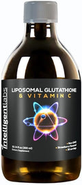 Intelligent Labs Glutatión Liposomal + Vitamina C, 500 mg + 1000 mg por dosis, 30 dosis, Sin Soja