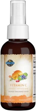 Garden of Life Organics Spray de Vitamina C con Amla Berry - Sabor Naranja Mandarina, 60 ml