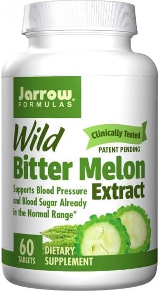 Jarrow Formulas Extracto de Melón Amargo Silvestre 1500 mg, 60 Tabletas