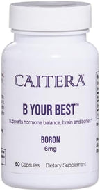 Caitera B Your Best Boron Glycinate - Suplemento de Boro Glicinato, 60 Cápsulas Veganas