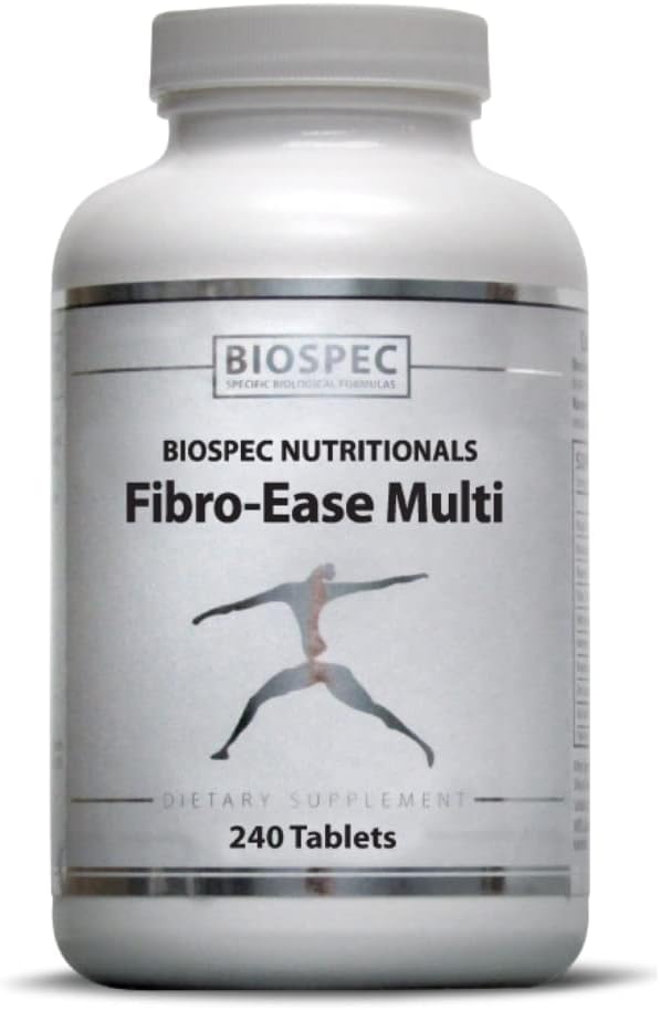 BIOSPEC NUTRITIONALS Fibro-Ease Multi - Complejo Multivitamínico y Mineral (240 Comprimidos)
