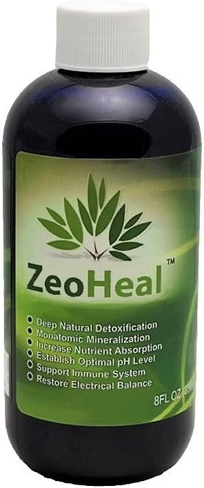 ZeoHeal - Suplemento Mineral de Ácidos Húmicos y Fúlvicos con Zeolita (2 x 237 ml)