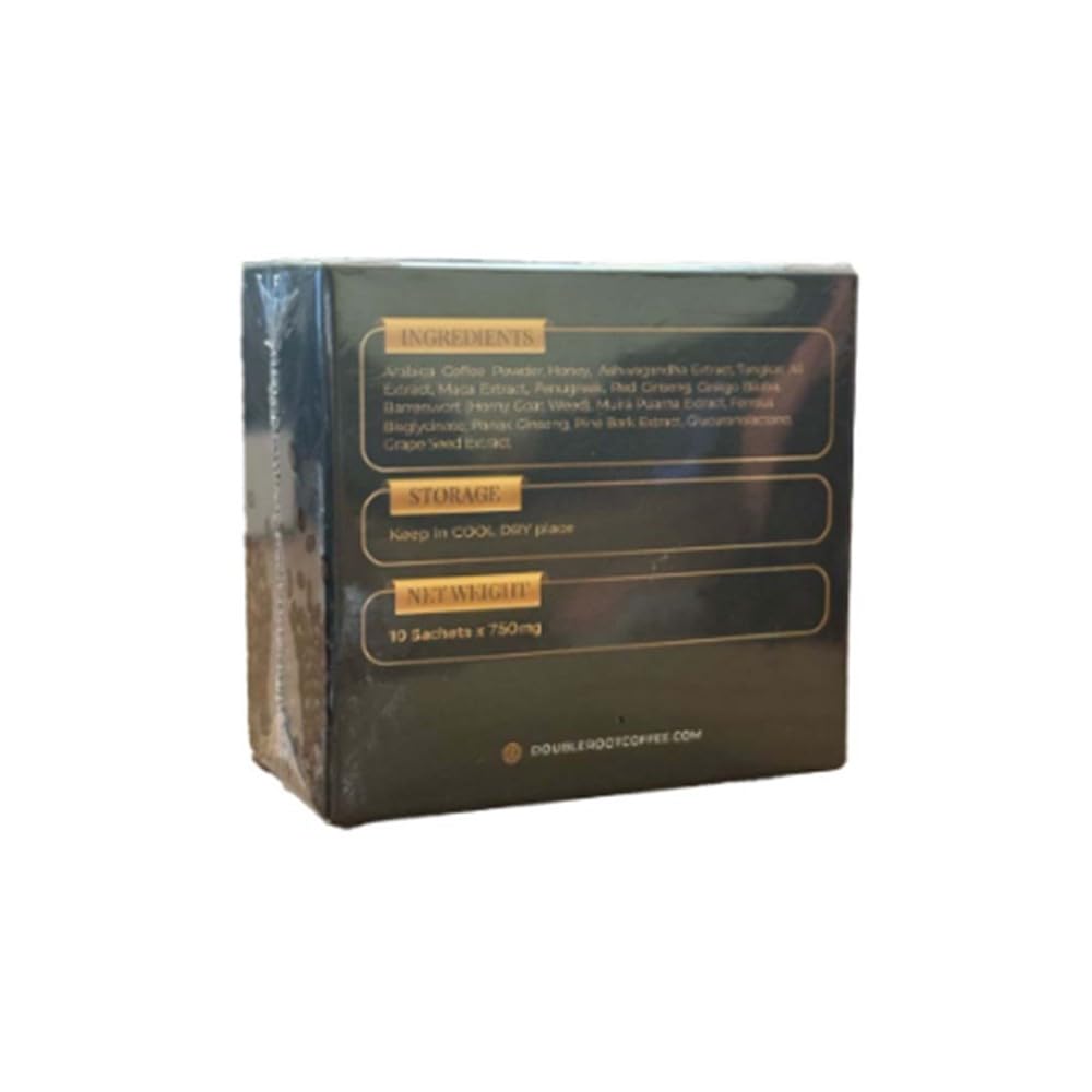 Double Root Coffee Candy Sweets (10 Pieces) - Arabica Instant Coffee Energy Support