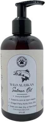 Aceite de Salmón Salvaje de Alaska para Perros y Gatos - Suplemento Omega 3 con EPA y DHA Natural para Piel, Pelaje, Articulaciones, Cerebro y Corazón (236 ml)