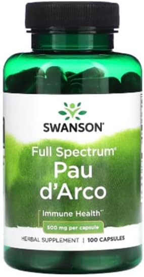 Swanson Pau d'Arco 500 mg, 100 Cápsulas