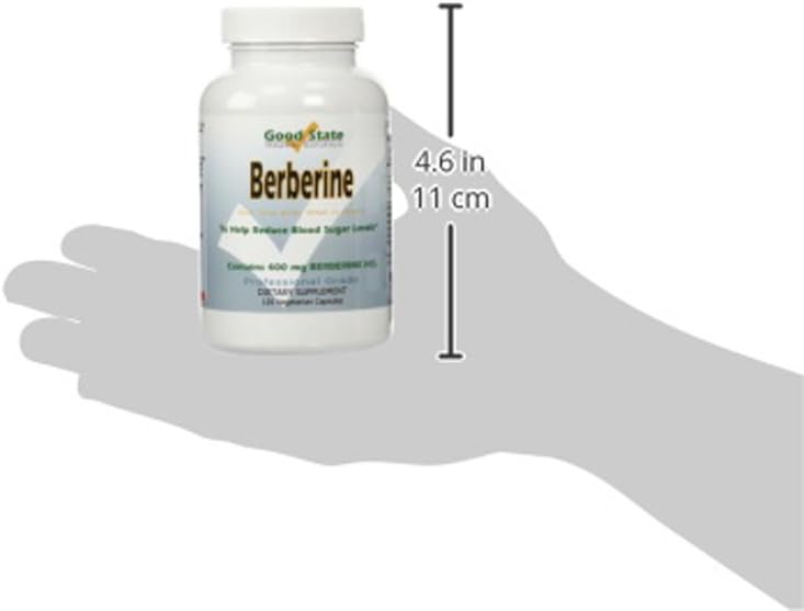 Good State Berberina HCL 400mg, 120 Cápsulas Vegetales