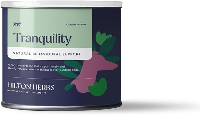 Hilton Herbs Canine Tranquility Suplemento de Hierbas para Perros, 125 g