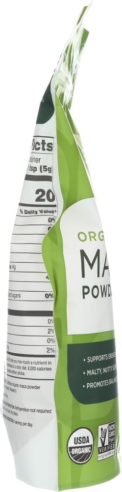 Polvo de Maca Cruda (16 oz / 454 g) - Navitas Naturals