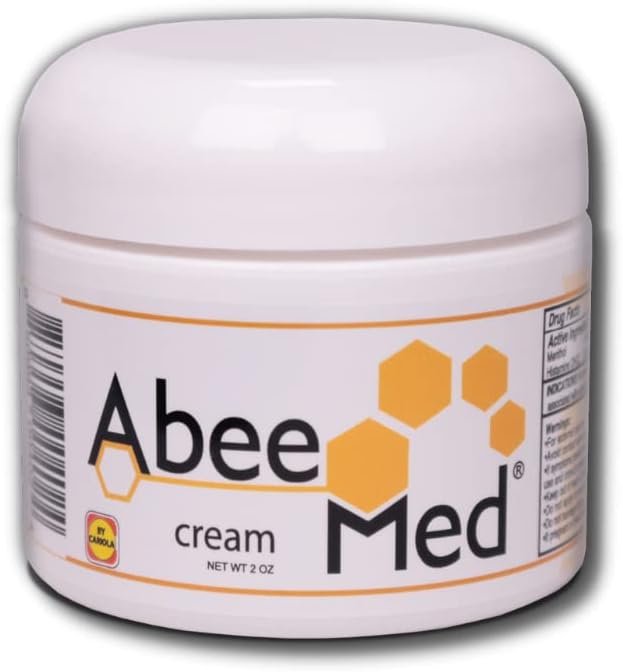 ABEE MED Natural Bee Venom Apitoxin Supplement - 60 Capsules + 2 oz Cream