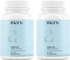 Mars Natural Surgemax Caps: Con Shilajit y Safed Musli | Potenciador de Energía Natural - 60 Cápsulas (Pack de 2)