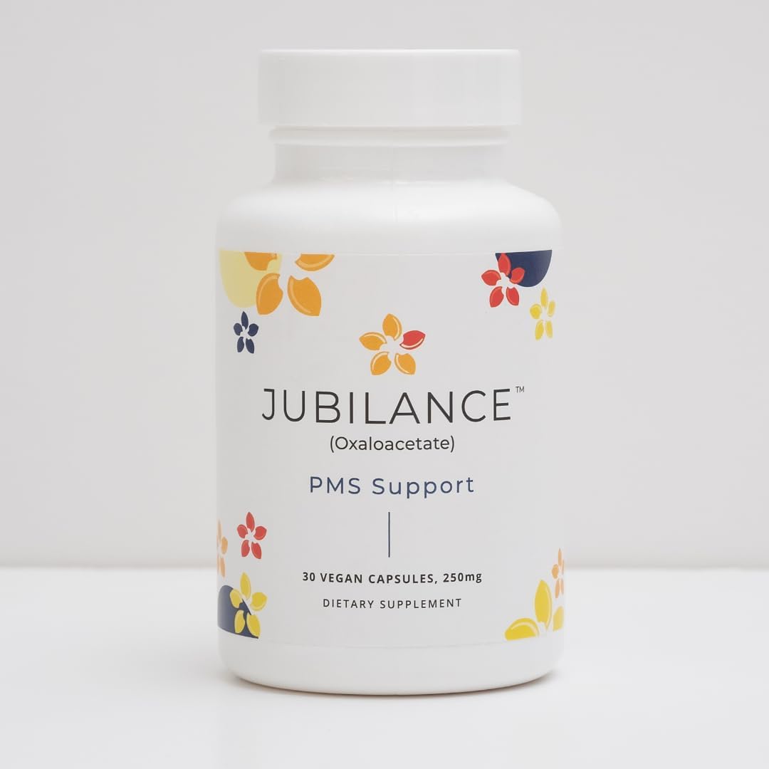 Jubilance PMS Support – Oxaloacetato para el Alivio del Síndrome Premenstrual
