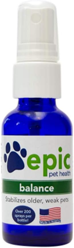 Balance - Natural Liquid Supplement to Stabilize Senior or Weak Pets - 2 oz (59 ml) Spray