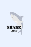 Diario Menstrual 'SHARK WEEK' de Just Sharon | Agenda de Período sin Fechas | Calendario Mensual de 4 Años | Monitoreo de Síntomas de PMS