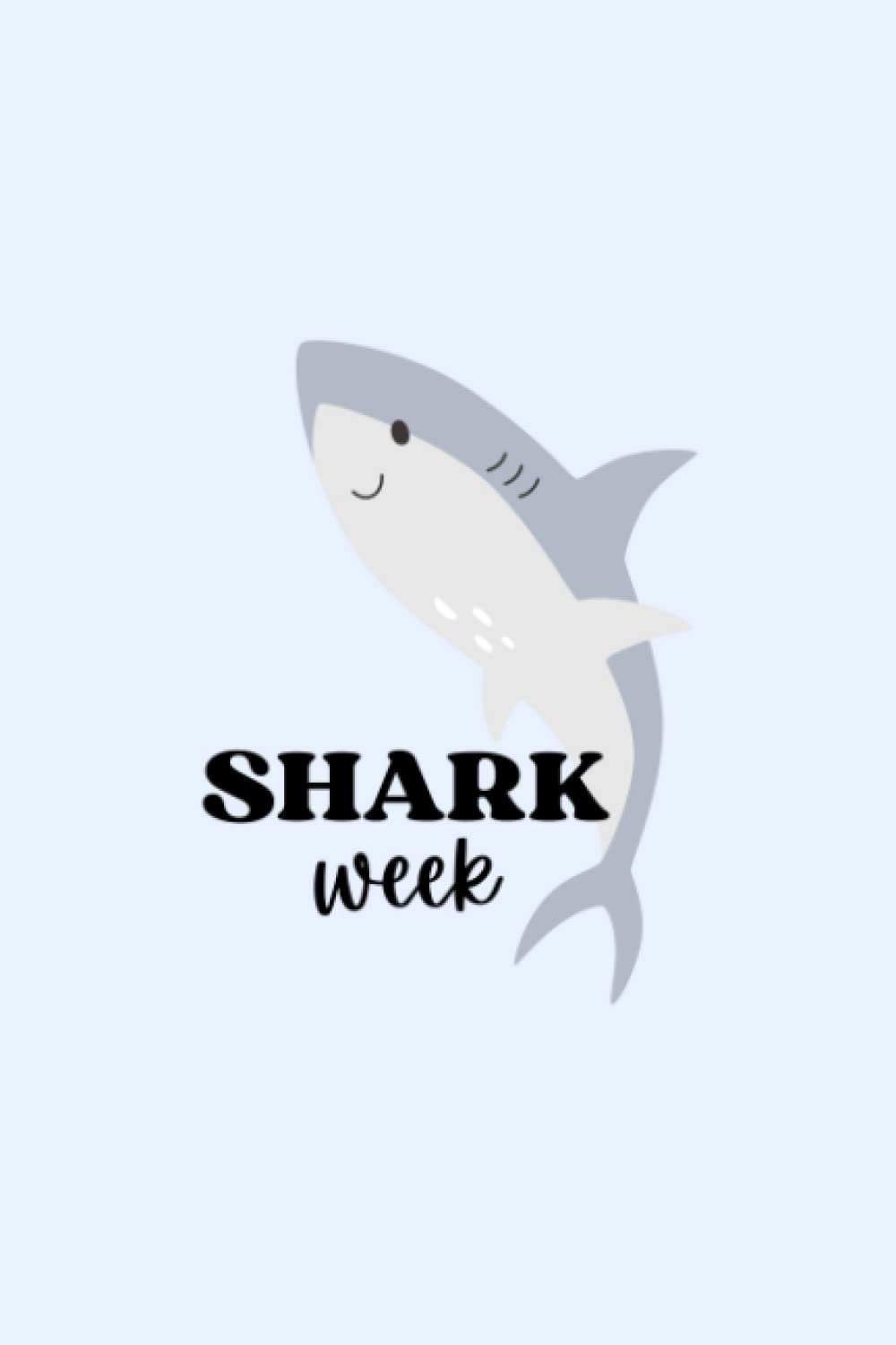 Diario Menstrual 'SHARK WEEK' de Just Sharon | Agenda de Período sin Fechas | Calendario Mensual de 4 Años | Monitoreo de Síntomas de PMS