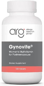 Optimox Gynovite Plus - Multivitamínico y Multimineral para Mujeres - Apoyo Postmenopáusico con Magnesio, Vitamina D3, Biotina y Enzimas Digestivas - 180 Comprimidos