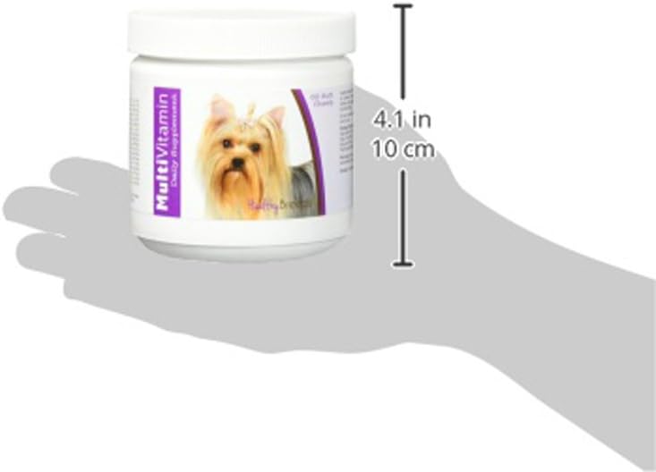 Healthy Breeds Multivitamínico para Yorkshire Terrier - Golosinas Blandas (60 unidades)