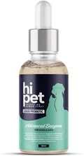 HiPet Probióticos Líquidos para Perros y Gatos - 13 Mil Millones UFC/ml - Fórmula Sin Lactosa - 50 ml