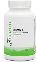 Dherbs Vitamina D, 100 Cápsulas