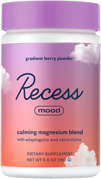 Recess Mood Powder - Calming Magnesium L-Threonate con Pasiflora, L-Teanina y Electrolitos - Sabor Limón Cítrico (28 – Image 8