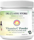 Dr. Clark Vitamina C en Polvo – Ácido Ascórbico Puro, 454 g