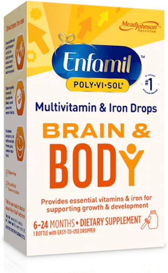 Enfamil Poly-Vi-Sol Gotas Multivitamínicas con Hierro 50 mL