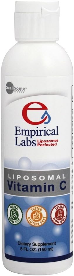 Empirical Labs Vitamina C Liposomal - 96% Absorción Celular con Fosfatidilcolina - 141g (5 oz)