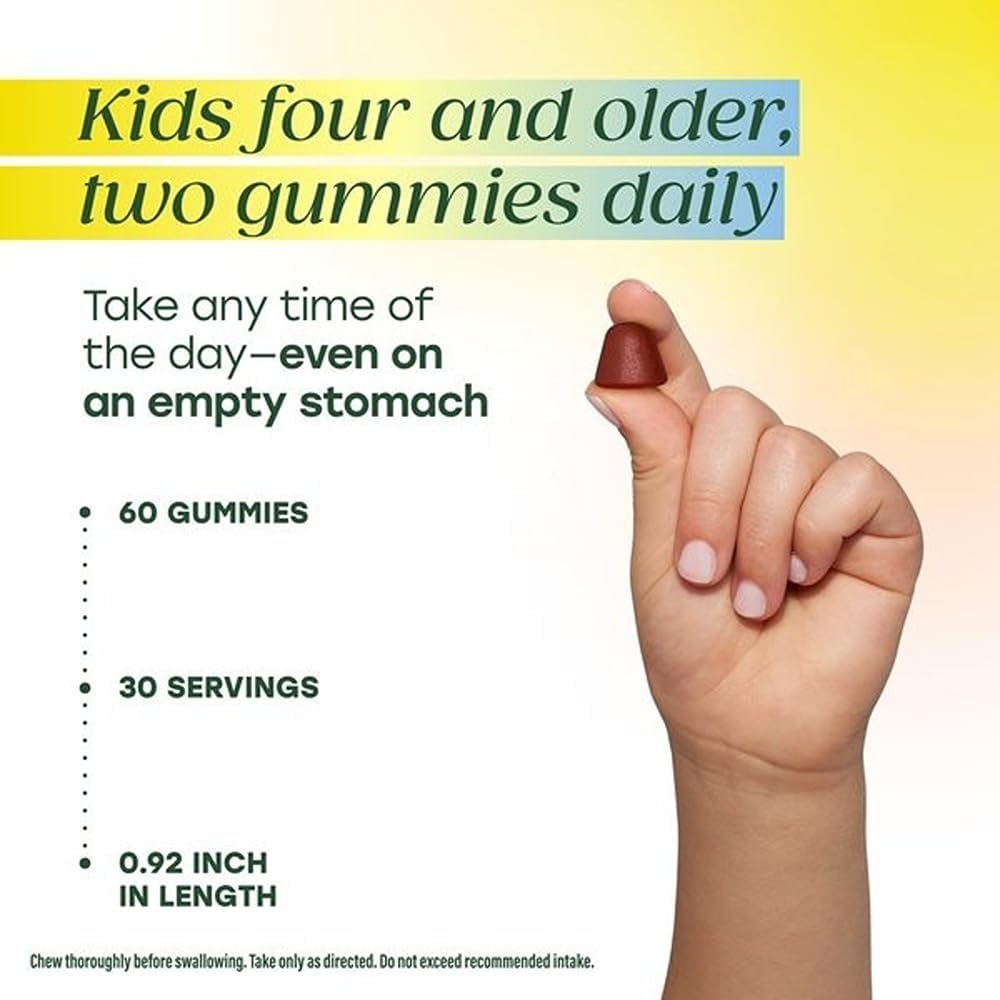 MegaFood Gomitas Multivitamínicas para Niños - 60 gomitas (30 raciones)