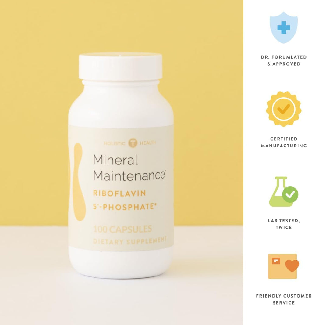 Mineral Maintenance 100 Cápsulas - Fuente de Vitamina B2